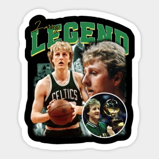 Larry Bird Legend Air Bird Basketball Signature Vintage Retro 80s 90s Bootleg Rap Style Sticker